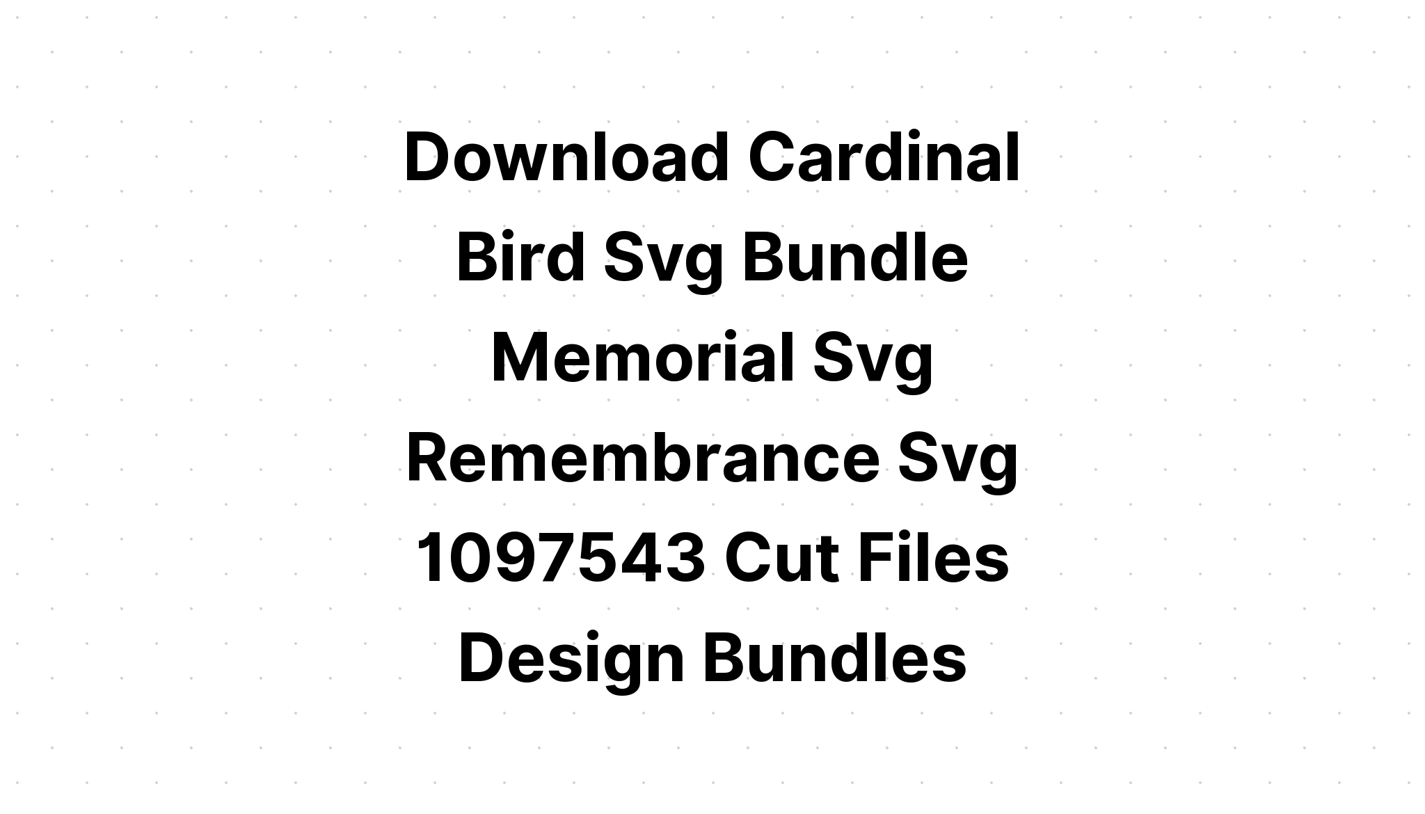 Download Bird Cardinal Pictures SVG File